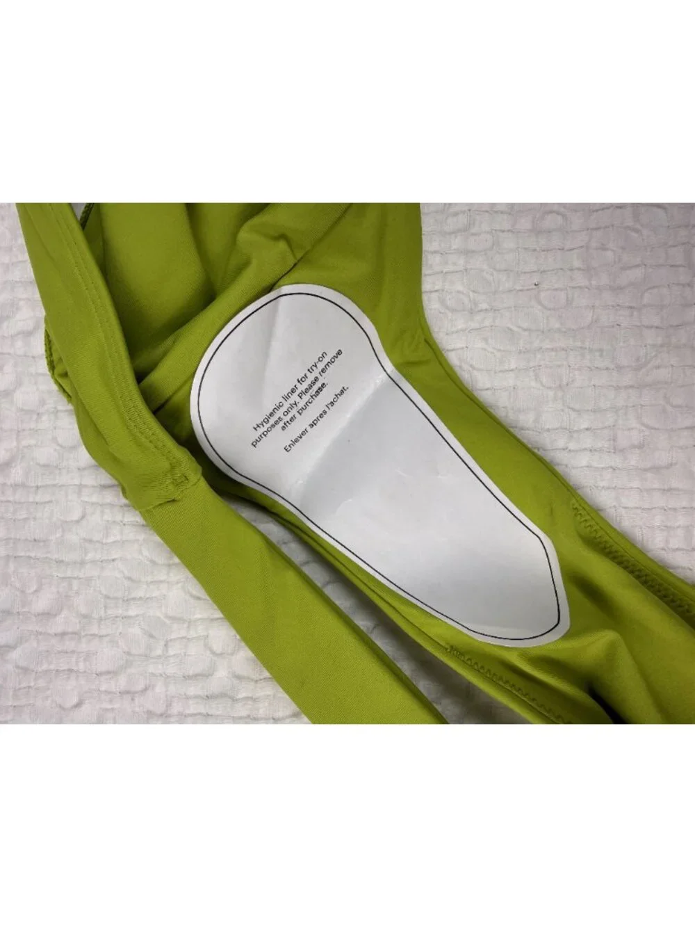 Everlane The Low-Rise Bikini Bottom PEP Green Size L NWT